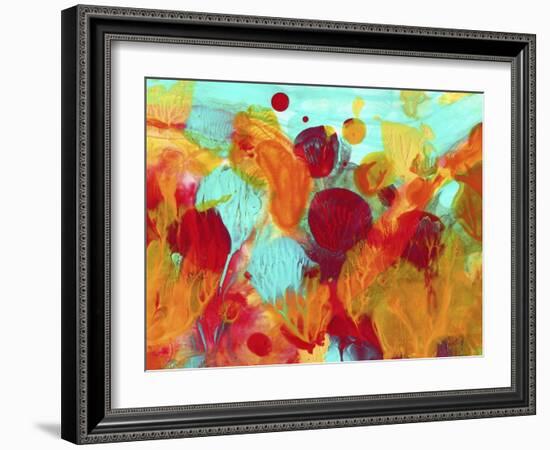 Colorful under the Sea Abstract-Amy Vangsgard-Framed Giclee Print