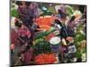 Colorful Vegetable Market in Chichicastenango, Guatemala-Keren Su-Mounted Photographic Print