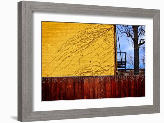 Colorful View in Brooklyn New York-null-Framed Photo