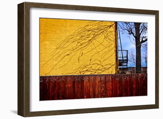 Colorful View in Brooklyn New York-null-Framed Photo