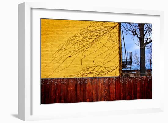 Colorful View in Brooklyn New York-null-Framed Photo