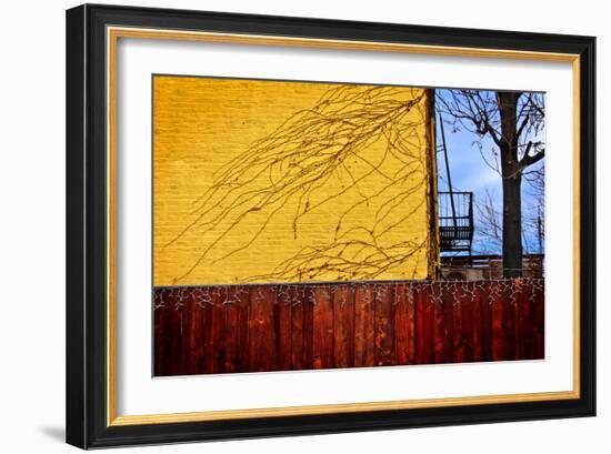 Colorful View in Brooklyn New York-null-Framed Photo