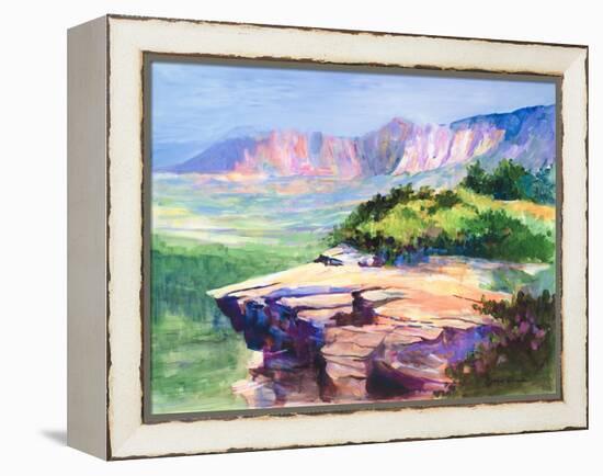 Colorful View-Jane Slivka-Framed Stretched Canvas