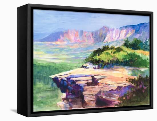 Colorful View-Jane Slivka-Framed Stretched Canvas