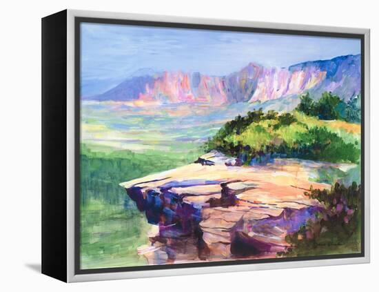 Colorful View-Jane Slivka-Framed Stretched Canvas