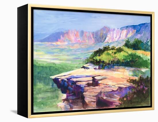 Colorful View-Jane Slivka-Framed Stretched Canvas