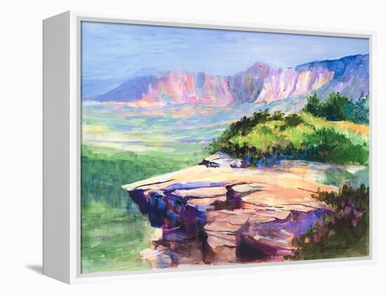 Colorful View-Jane Slivka-Framed Stretched Canvas