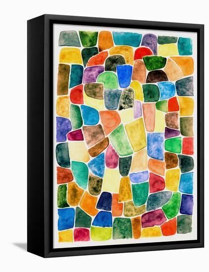 Colorful Walkways I-Nikki Galapon-Framed Stretched Canvas