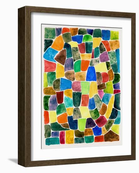 Colorful Walkways II-Nikki Galapon-Framed Art Print