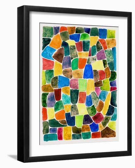Colorful Walkways II-Nikki Galapon-Framed Art Print