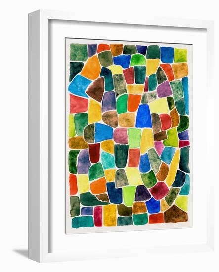 Colorful Walkways II-Nikki Galapon-Framed Art Print