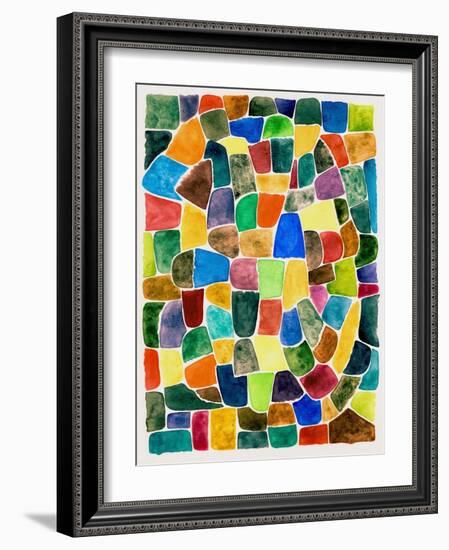 Colorful Walkways II-Nikki Galapon-Framed Art Print