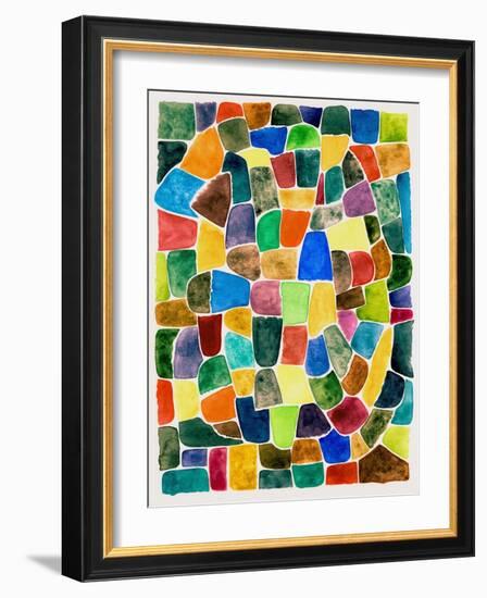 Colorful Walkways II-Nikki Galapon-Framed Art Print