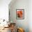 Colorful Wall with Lantern and Potted Plants, Guanajuato, Mexico-Julie Eggers-Framed Photographic Print displayed on a wall