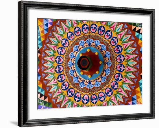 Colorful Wheel For Carriages, Costa Rica-Bill Bachmann-Framed Photographic Print