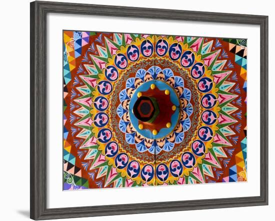 Colorful Wheel For Carriages, Costa Rica-Bill Bachmann-Framed Photographic Print