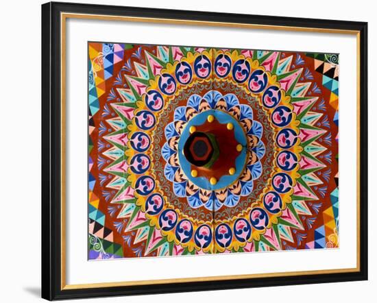 Colorful Wheel For Carriages, Costa Rica-Bill Bachmann-Framed Photographic Print