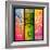 Colorful Year of the Goat Banner Set - 2015-cienpies-Framed Art Print