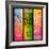 Colorful Year of the Goat Banner Set - 2015-cienpies-Framed Art Print