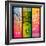 Colorful Year of the Goat Banner Set - 2015-cienpies-Framed Art Print