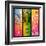 Colorful Year of the Goat Banner Set - 2015-cienpies-Framed Art Print