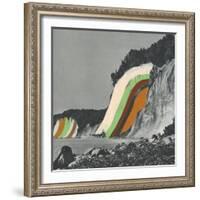 Coloring Cliffs-Danielle Kroll-Framed Giclee Print