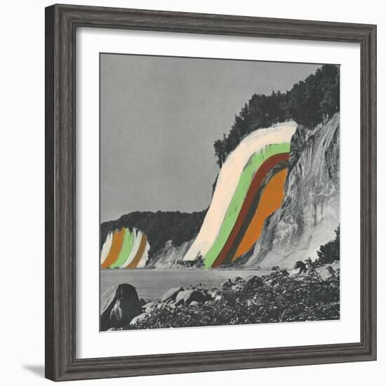 Coloring Cliffs-Danielle Kroll-Framed Giclee Print