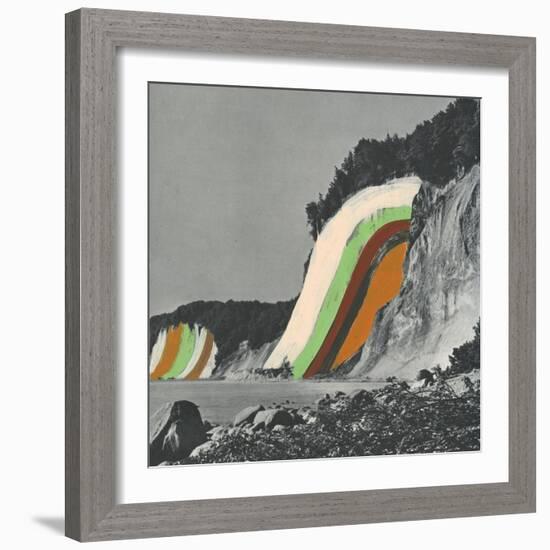 Coloring Cliffs-Danielle Kroll-Framed Giclee Print