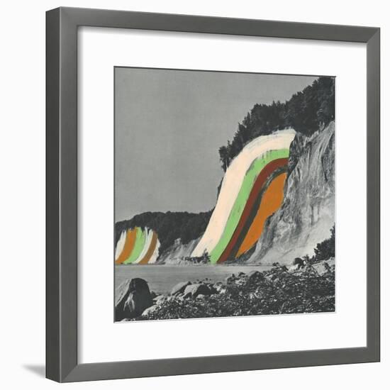 Coloring Cliffs-Danielle Kroll-Framed Giclee Print
