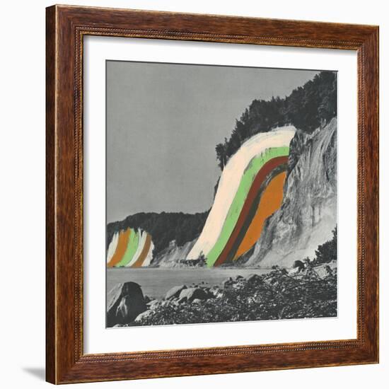 Coloring Cliffs-Danielle Kroll-Framed Giclee Print