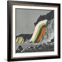 Coloring Cliffs-Danielle Kroll-Framed Giclee Print