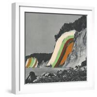 Coloring Cliffs-Danielle Kroll-Framed Giclee Print