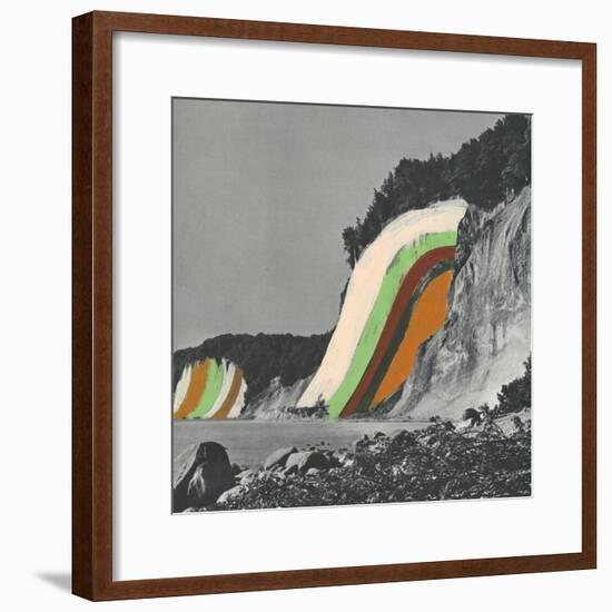 Coloring Cliffs-Danielle Kroll-Framed Giclee Print