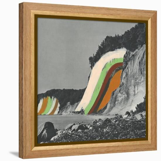 Coloring Cliffs-Danielle Kroll-Framed Premier Image Canvas