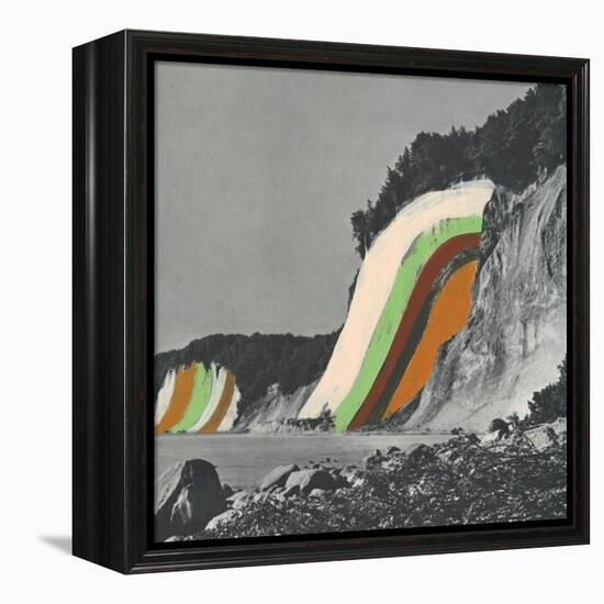 Coloring Cliffs-Danielle Kroll-Framed Premier Image Canvas