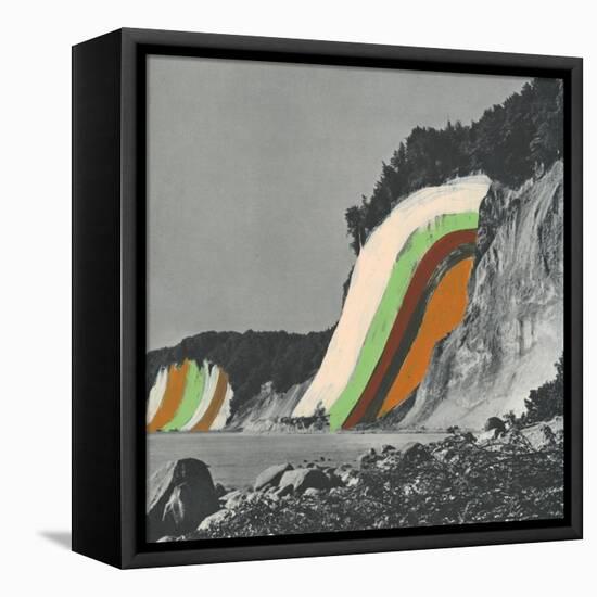 Coloring Cliffs-Danielle Kroll-Framed Premier Image Canvas