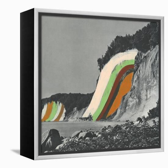 Coloring Cliffs-Danielle Kroll-Framed Premier Image Canvas