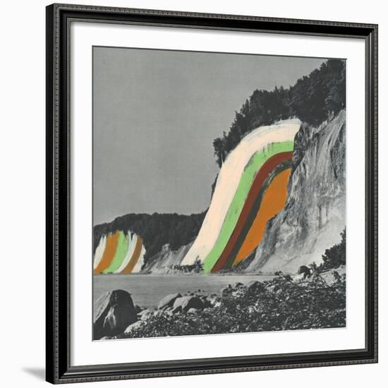 Coloring Cliffs-Danielle Kroll-Framed Giclee Print