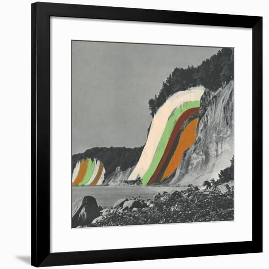Coloring Cliffs-Danielle Kroll-Framed Giclee Print