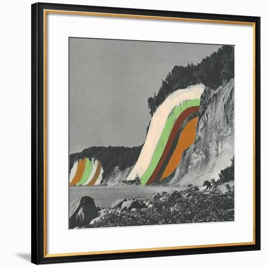 Coloring Cliffs-Danielle Kroll-Framed Giclee Print