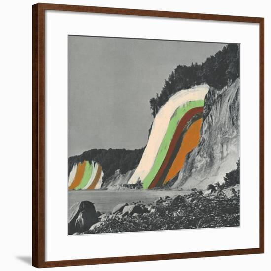 Coloring Cliffs-Danielle Kroll-Framed Giclee Print