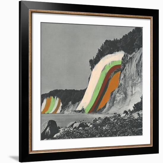 Coloring Cliffs-Danielle Kroll-Framed Giclee Print