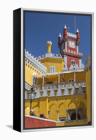 Colors and Decoration of the Romanticist Castle Palacio Da Pena, UNESCO World Heritage Site-Roberto Moiola-Framed Premier Image Canvas