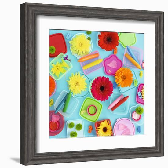 Colors and Flowers-Amelie Vuillon-Framed Art Print