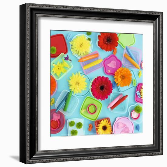 Colors and Flowers-Amelie Vuillon-Framed Art Print