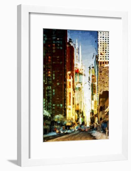 Colors City - In the Style of Oil Painting-Philippe Hugonnard-Framed Giclee Print