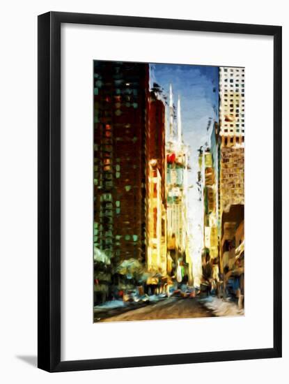 Colors City - In the Style of Oil Painting-Philippe Hugonnard-Framed Giclee Print