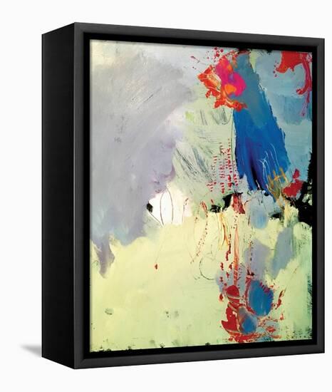 Colors Dance from the Dark-Niya Christine-Framed Stretched Canvas