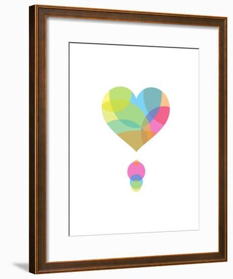 Colors of a Heart-Volkan Dalyan-Framed Art Print