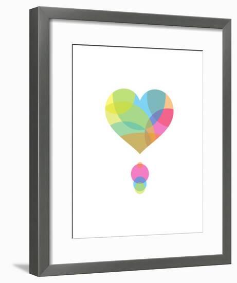 Colors of a Heart-Volkan Dalyan-Framed Art Print